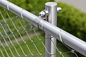 304 / 316 Stainless Steel Rope Mesh Easy Installation For Staircase Protection